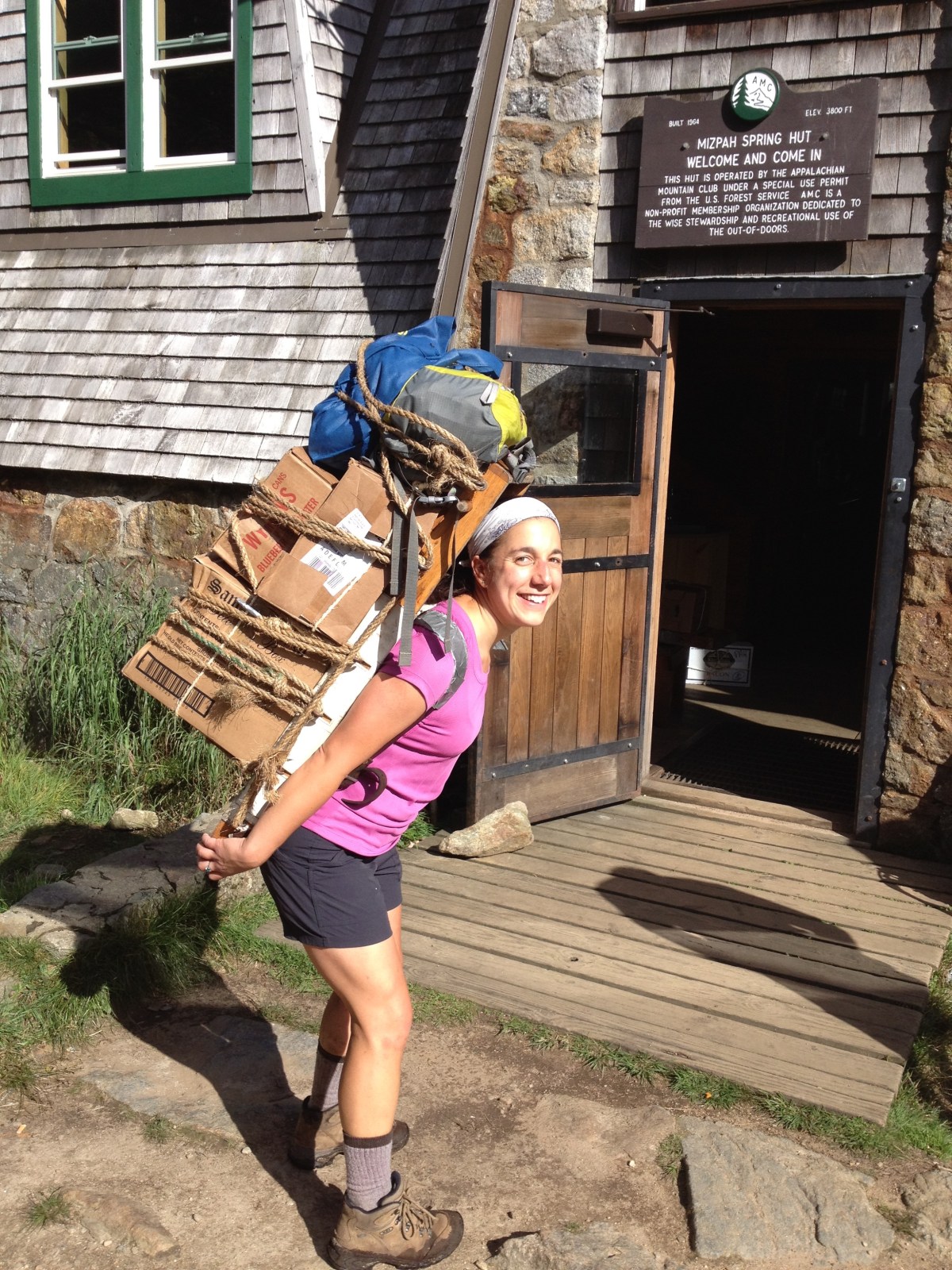 This is how we get things up and down the mountain!